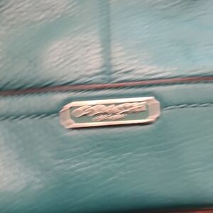 Coach Turquoise Leather Shoulder Bag